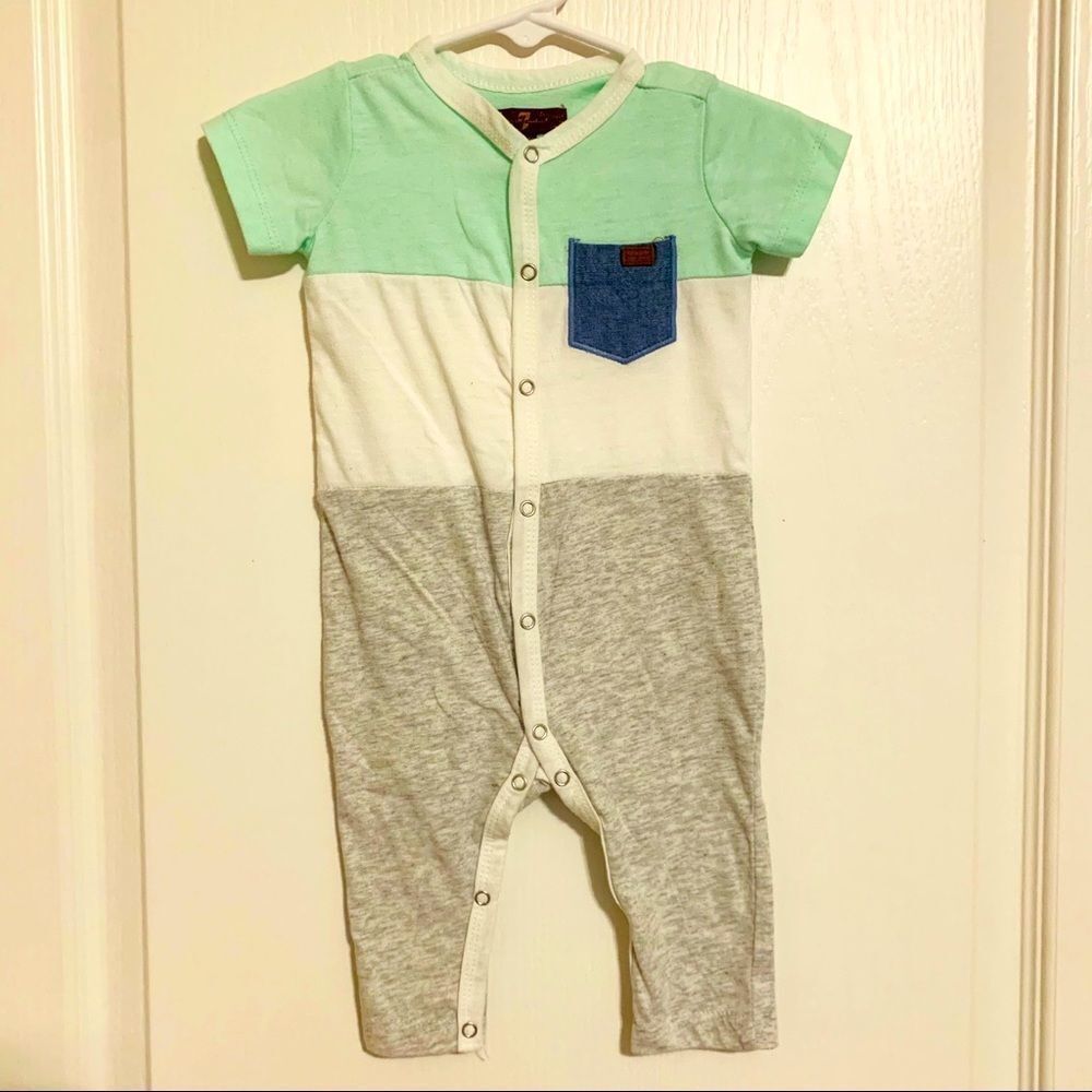 7 For All Mankind 3-6M Playsuit